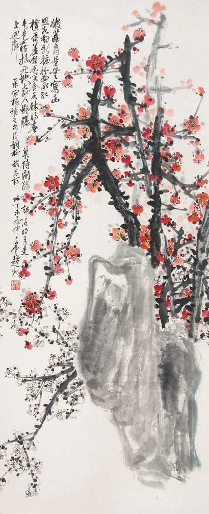 赵云壑 花卉 立轴